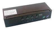 MCL CAS-463 Tastatur/Video/Maus (KVM)-Switch Schwarz