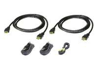 ATEN Kit de câbles KVM sécurisé deux affichages HDMI USB 1,8 M