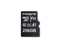 Integral 256GB PREMIUM HIGH SPEED MICROSDHC/XC V30 UHS-I U3 flashgeheugen MicroSD