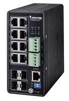 VIVOTEK AW-IHT-1271 netwerk-switch Managed L2+ Gigabit Ethernet (10/100/1000) Power over Ethernet (PoE) Zwart