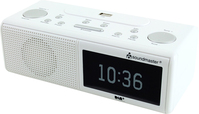Soundmaster UR8350WE Radio Uhr Digital Weiß