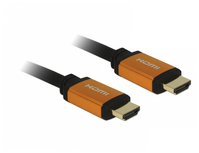 DeLOCK 85729 HDMI kábel 2 M HDMI A-típus (Standard) Fekete, Arany