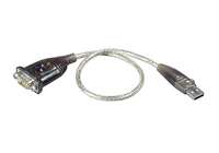 ATEN UC232A cable de serie Transparente 0,35 m USB tipo A DB-9