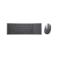 DELL KM7120W tastiera Mouse incluso Ufficio RF senza fili + Bluetooth QWERTY US International Grigio, Titanio