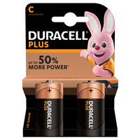 Duracell Plus Egyszer használatos elem C Lúgos