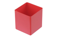 hünersdorff 624100 scatola di conservazione Armadietto portaoggetti Quadrato Polistirene (PS) Rosso