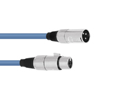 Omnitronic 3022010K audio kabel 1,5 m XLR (3-pin) Blauw