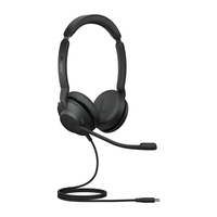Jabra 23189-989-879 słuchawki/zestaw słuchawkowy Przewodowa Opaska na głowę Biuro/centrum telefoniczne USB Type-C Czarny
