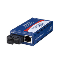 Advantech IMC-350I-SE-PS-A convertitore multimediale di rete 100 Mbit/s 1310 nm Modalità singola Blu