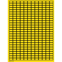 Brady 101804 selbstklebendes Etikett Rechteck Gelb 8100 Stück(e)