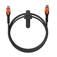 Urban Armor Gear Kevlar USB-kabel 1,5 m USB 2.0 USB C Zwart, Oranje