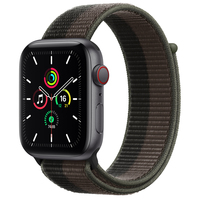 Apple Watch SE OLED 44 mm Digital 368 x 448 pixels Touchscreen 4G Grey Wi-Fi GPS (satellite)