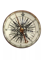SEE.MANN.GARN 8072116060 Kompass Magnetischer Navigationskompass Glas Mehrfarbig