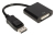Valueline VLCP37250B02 video átalakító kábel 0,2 M DVI-D DisplayPort Fekete