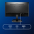 Philips V Line Full-HD-LCD-Monitor 273V7QDAB/00