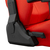 White Shark Monza PC gamer szék Párnázott ülés Vörös