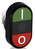 ABB 1SFA611131R1106 botonera Negro, Verde, Rojo