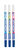Pelikan 603225 viltstift Medium Blauw 3 stuk(s)
