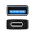 Axagon RUCM-AFA changeur de genre de câble USB type C USB type A Métallique
