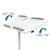 LogiLink BP0067A multimedia cart/stand White Multimedia trolley