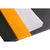 Rhodia 118806C Schreibtischunterlage Kunstleder Schwarz, Orange