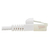 Tripp Lite N261AB-S07-WH Safe-IT Cat6a 10G Snagless Antibacterial Slim UTP Ethernet Cable (RJ45 M/M), White, 7 ft. (2.13 m)