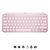 Logitech MX Keys Mini tastiera Ufficio RF senza fili + Bluetooth QWERTY Inglese Rosa