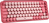 Logitech POP Keys klawiatura RF Wireless + Bluetooth QWERTY Rosyjski Bordowy, Różowy, Różowy