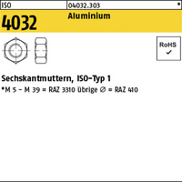 ISO 4032 Leichtmetall M 8 Al VE=S