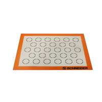 Backmatte - Macarons - Länge x Breite x Höhe 40,0 x 30,0 x 0,2 cm - Silikon