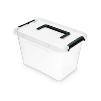 Pojemnik do przechowywania MOXOM Simple box, 6,5l, z rączką, transparentny