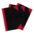 Bantex A4 China Kladde, liniert, 96 Blatt, schwarz/rot