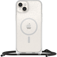 OtterBox React Necklace Case MagSafe Apple iPhone 14 Plus Stardust - Transparent - ProPack (ohne Verpackung - nachhaltig) - Schutzhülle mit Kette/Umhängeband