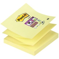 Foglietti riposiz. Post-it® Ricarica Z-Notes Super Sticky assortiti Giallo Canary™ bloc. da 90 ff - R330-12SS-CY