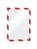 Durable DURAFRAME SECURITY A4 Red White Pk 2