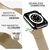 NALIA Metallo Acciaio Cinturino Smart Watch compatible con Apple Watch Bracciale Ultra/SE Series 8/7/6/5/4/3/2/1, 42mm 44mm 45mm 49mm, Milanese per iWatch Orologio Donna Uomo Go...