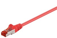 CAT 6 Patchkabel, S/FTP (PiMF), rot, 20 m - Kupferleiter (CU), LSZH