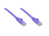 Patchkabel, Cat. 6, U/UTP, violett, 0,25m, Good Connections®