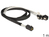 SAS Kabel HD x 4 SFF 8643 Stecker auf 4 x SATA 7 Pin Buchse, 1m, Delock® [83393]