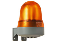 LED-Blitz-Sirene, Ø 89 mm, 92 dB, 2300 Hz, gelb, 230 VAC, 423 310 68