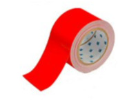 Bodenmarkierungsband, (L x B) 30 m x 101.6 mm, Polyester, RED FLOOR TAPE 101,6 X