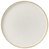 Teller rund Stonecast Barley White mit erhöhtem Rand; 21x2 cm (ØxH); weiß/braun;