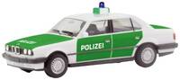 Herpa 097055 H0 Sürgősségi jármű modell Mercedes Benz 323i (E30) Rendőrség