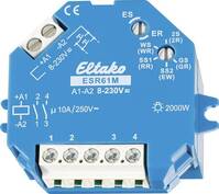AP/UP áramimpulzus-kapcsoló, 1 + 1 záró érintkező 10 A, Eltako 61200301 ESR61M
