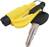 Biztonsági autós kulcstartó ablaktörő kalapáccsal és öv vágóval, sárga, ResQMe 310129