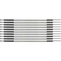 Clip Sleeve Wire Markers SCN-05-6, Black, White, Nylon, 300 pc(s), 1.4 mm, 1.8 mm Marcatori per cavi