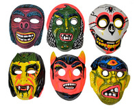 masque coque bariolé d'horreur pour enfant