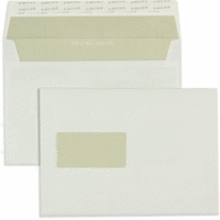 Briefumschläge C5 120g/qm haftklebend Fenster VE=250 Stück creme