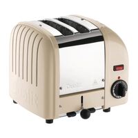 Dualit 2 Slice Vario Toaster Utility Cream 20247 2 Slots - Power - 1.2kW