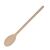 Vogue Cooking Spoon in Beige Made of Wood Fits Non Stick Cookware 14in 355mm